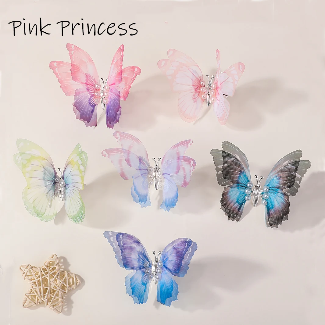 

1PC Butterfly Hair Clips for Women 4inch Gorgeous Design Girl Barrettes Hairgrip Fashion Party Ladies Hair Decorate Accessories