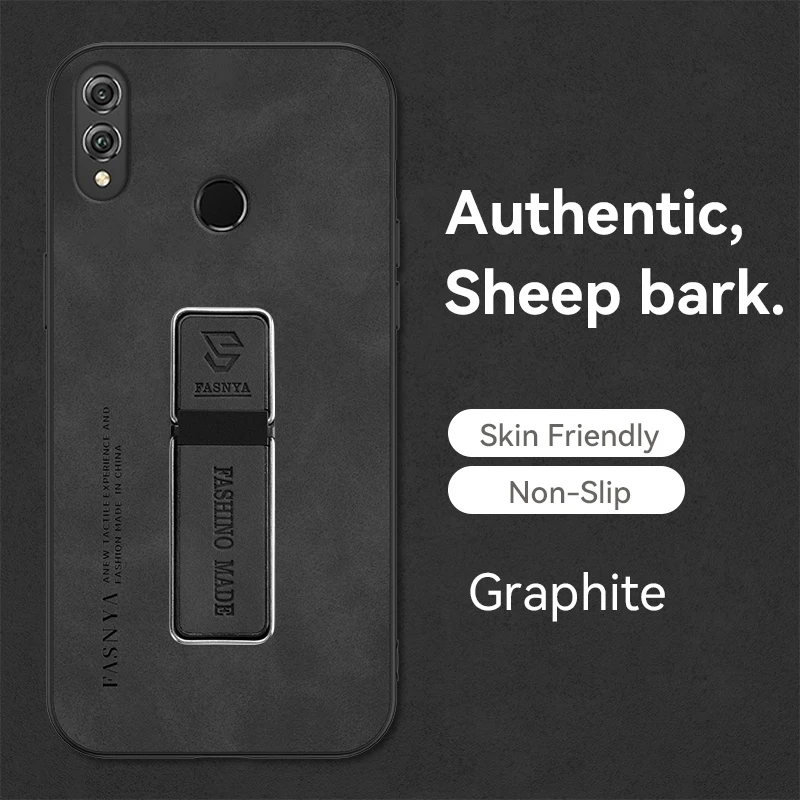 Жесткая Противоударная задняя крышка для телефона из искусственной кожи Honor 8X