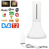 400 mile indoor hd digital tv antenna hdtv antenna with amplifier signal booster 33ft coax 4k vhf uhf tv support