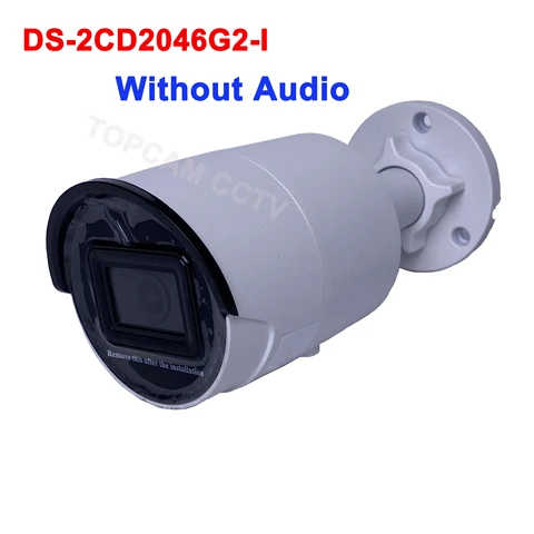 HIKDS-2CD2046G2-IU 4 MP AcuSense фиксированная сетевая мини-камера AcuSense с питанием от Darkfighter встроенным микрофоном