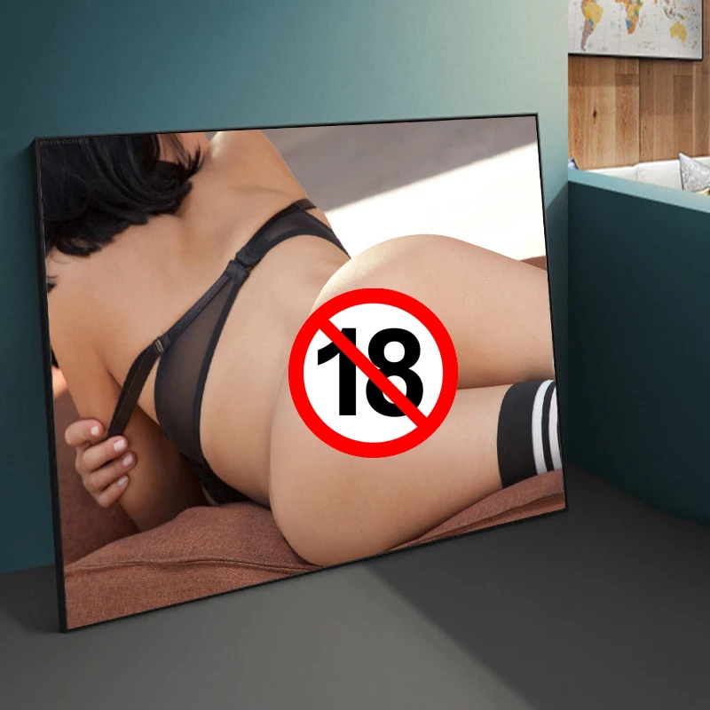 Эротические настенные постеры и фотообои с большими задницами в современном