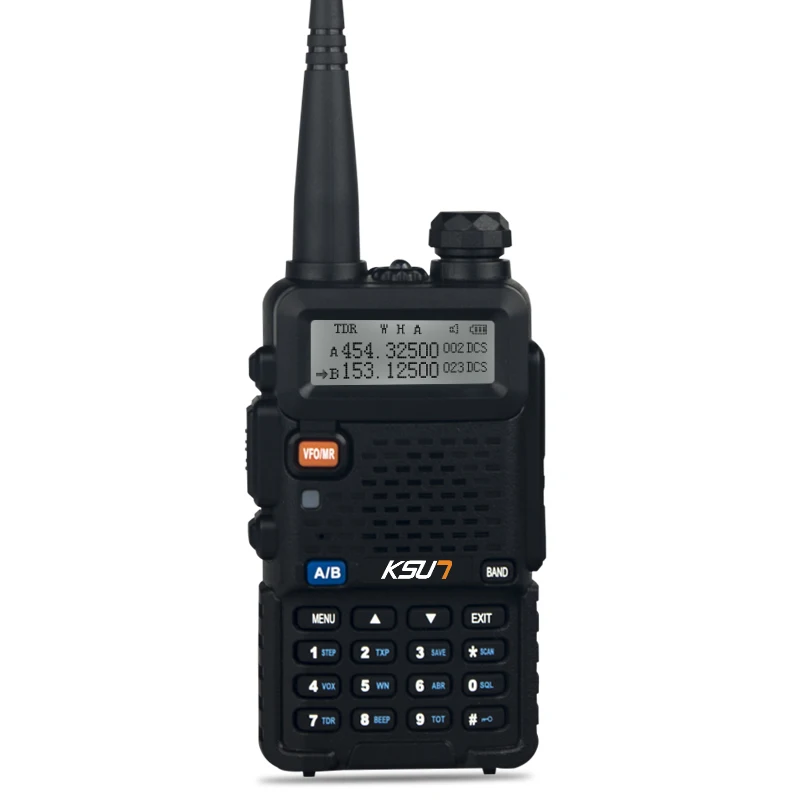 1pcs ksun uv5r b two way radio station vhf uhf 136 174 400 520mhz transceiver 8w uv 5r uv 5r walkie talkie free global shipping