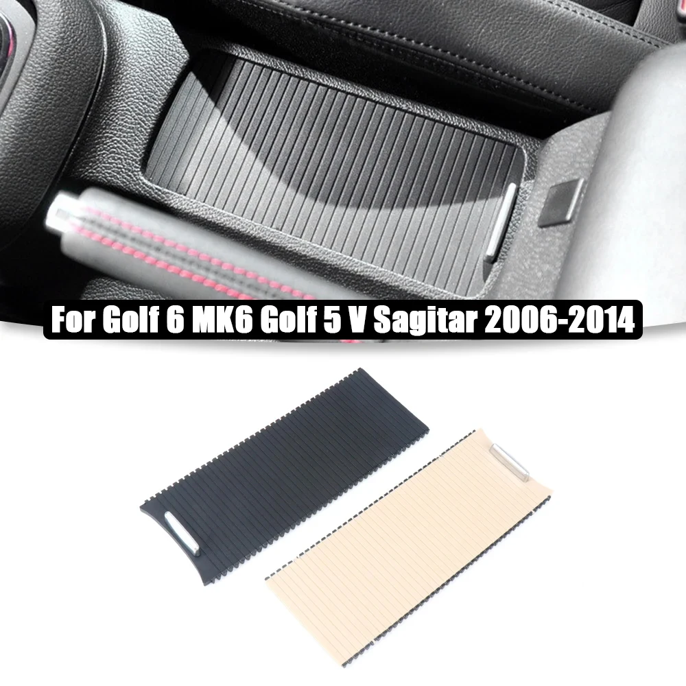 Для Golf 6 MK6 5 V Sagitar 2006-2014 Автомобильная центральная консоль Крышка для напитков