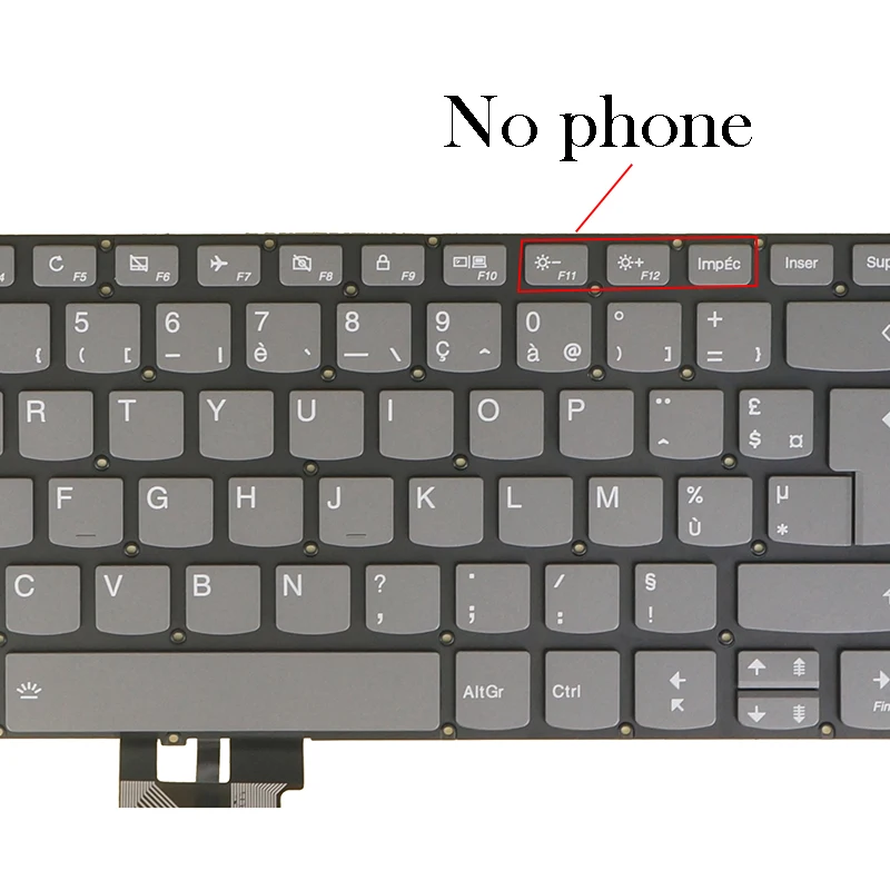 Клавиатура для Lenovo ideapad S530-13IML S530-13IWL 530S-14IKB 530S-14ARR 530S-15IKB UK Французский