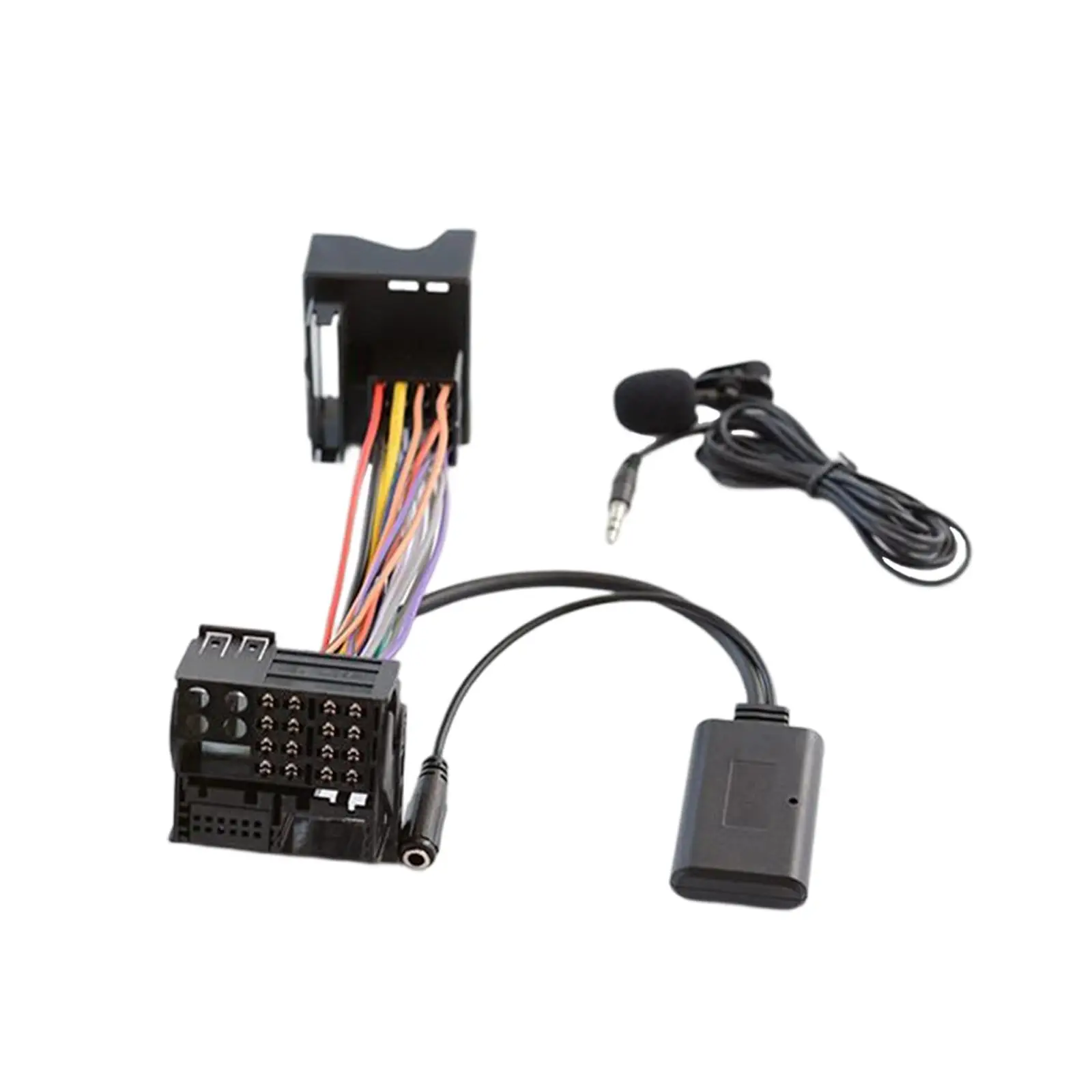 

Car Bluetooth Audio Adapter Cable with Mic Adapter Line AUX Music Transmission