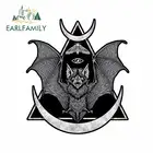 Наклейки на окна автомобиля EARLFAMILY, 13 см х 11,5 см, окна, наклейка на ветровое стекло, персональные чемоданы для серфинга, автомобильные наклейки