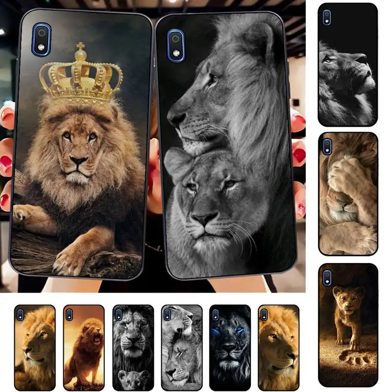 

LVTLV The Lion King Animal Phone Case for Samsung A51 01 50 71 21S 70 31 40 30 10 20 S E 11 91 A7 A8 2018