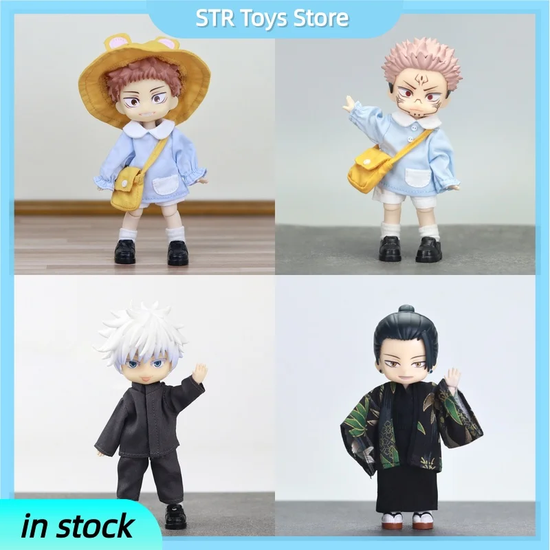 Фото 10 см Jujutsu Kaisen Ob11 Аниме Фигурка Geto Suguru Gojo Satoru Itadori Yuji 1/12 Joint Doll Игрушка Декоративные Рождественские Подарки №1