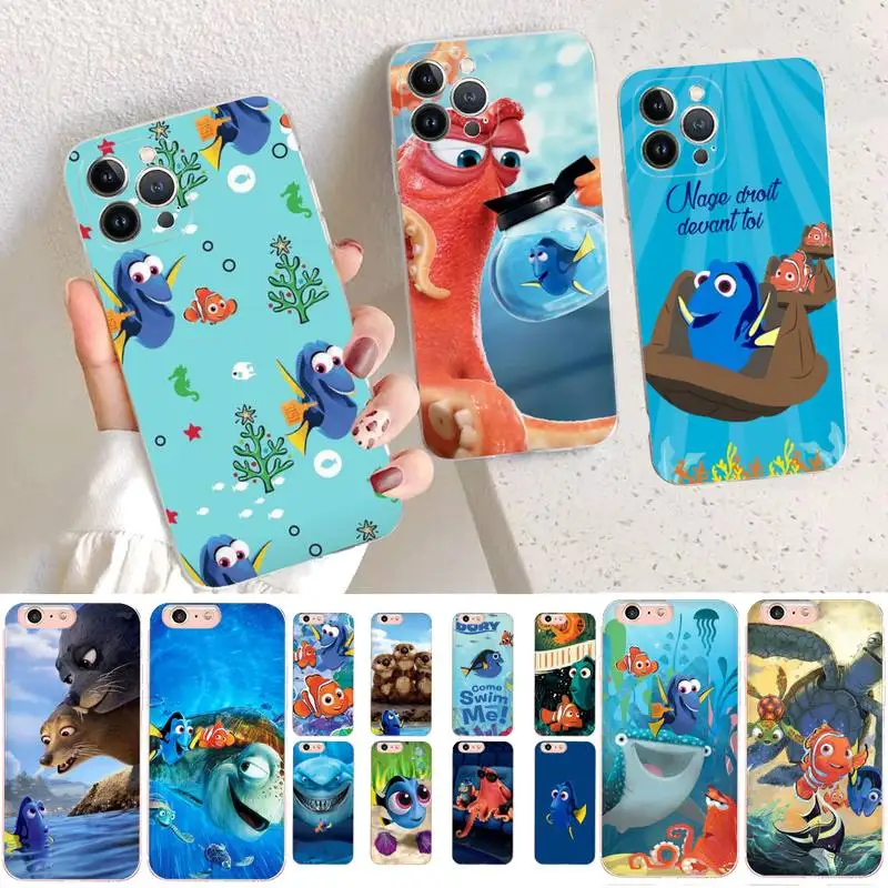 

Disney Finding Nemo Phone Case For iPhone 14 11 12 13 Mini Pro XS Max Cover 6 7 8 Plus X XR SE 2020 Funda Shell