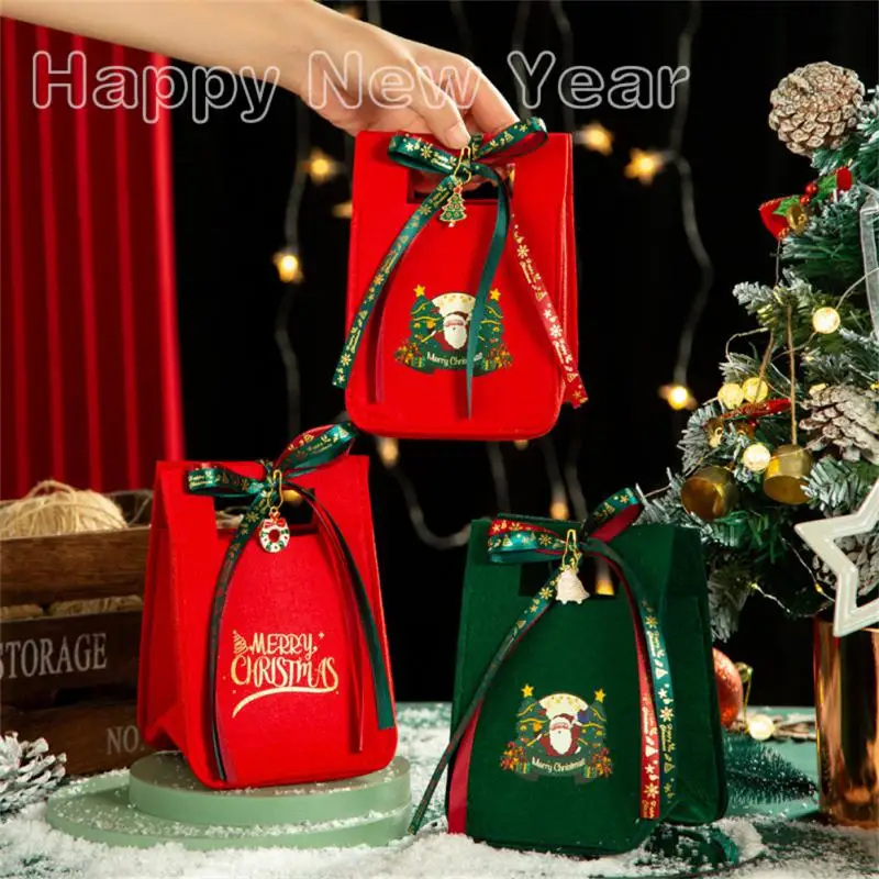 

Рождественская коробка, многофункциональная тканевая приставка для корнезорукости, Креативная идея, ручная приставка для яблок, рождестве...