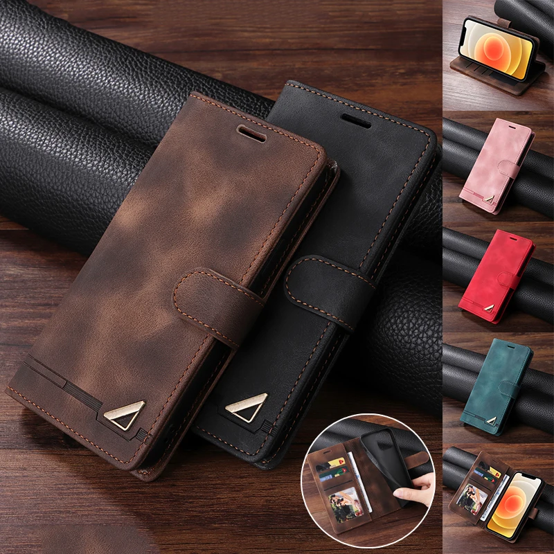 

Leather Case for Xiaomi Poco X5 X4 X3 NFC M4 F4 11T Pro Wallet Flip Cover Redmi Note 12 11 11S 10S 10 12T 11T Thin