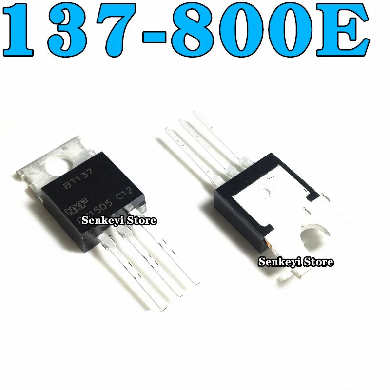 

New original BT137-800E TO-220 800V/8A/5W bidirectional thyristor in-line transistor