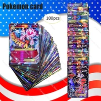 100200pcs pokemon card german french spanish pokemon cards booster box battle children game tag collection kid toys hobbies hot