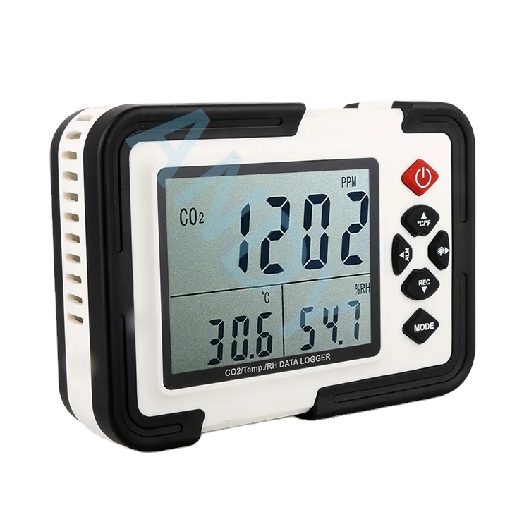 

Digital household co2 meter with thermometer temperature and humidity meter with factory price HT-2000 oem odm