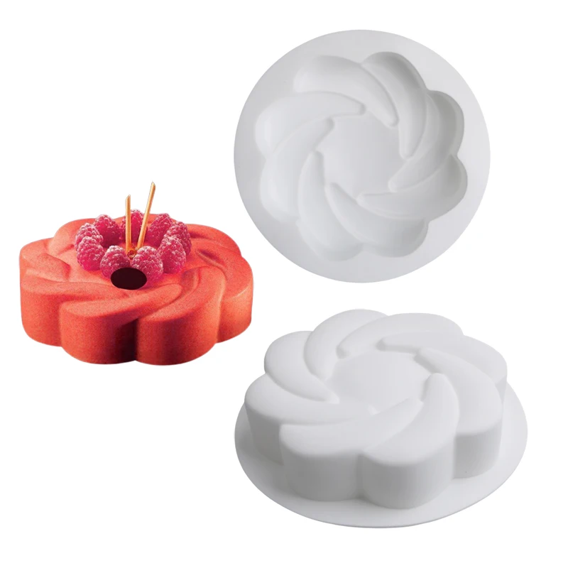 SHENHONG 6-дюймовые круглые формы для мусса неприлипающие силиконовые десертов
