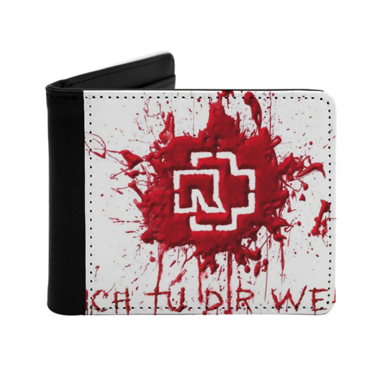 Персонализированный кошелек Ich Tu Dir Weh для мужчин и женщин короткий карманный из