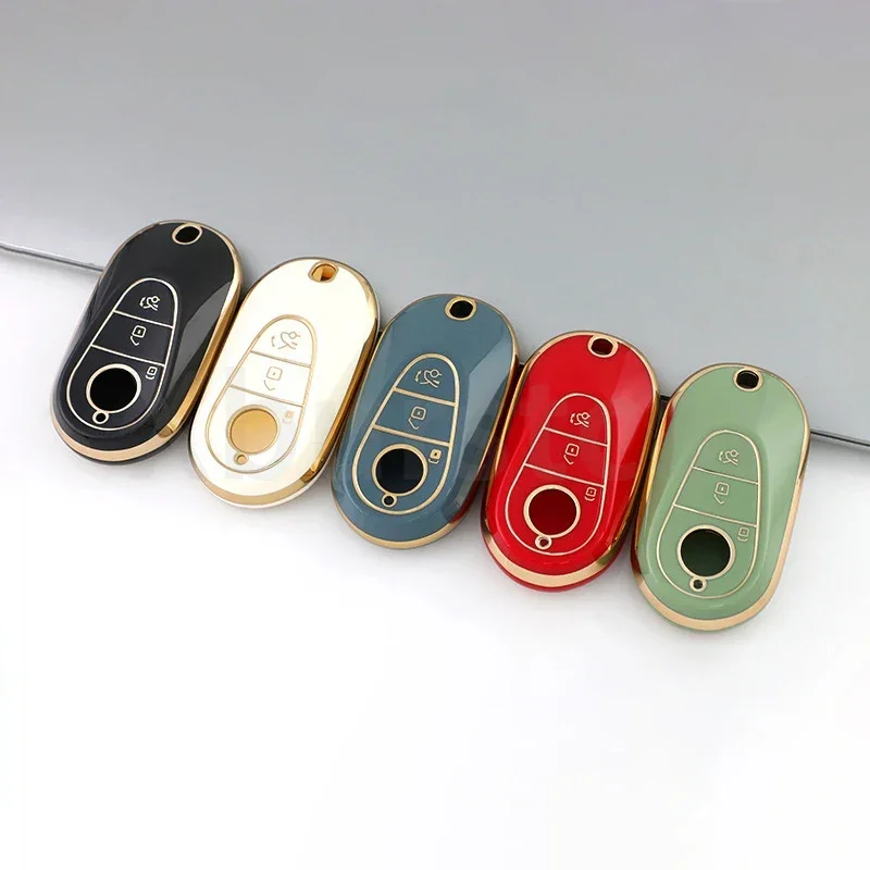 Автомобильный чехол-брелок из ТПУ для Mercedes Benz 2022 C Class S W223 W206 S350 S400 S450 S500 C200 C260