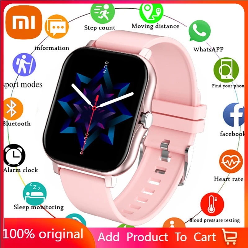 

Xiaomi Bluetooth Call Smart Watch Women Men Fitness Tracker Blood Pressure Smart Bracelet Women Smartwatches For Android IOS