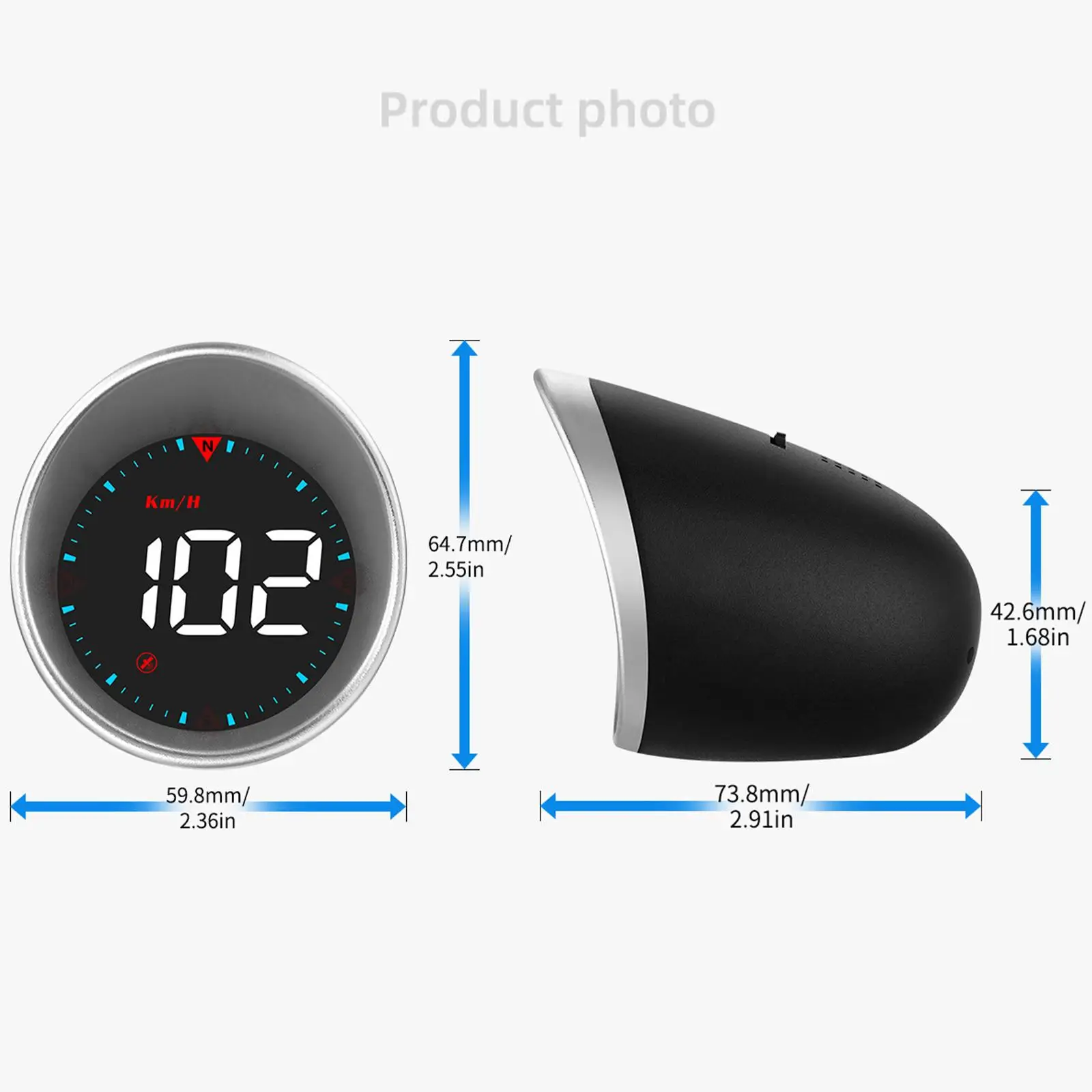 

G5 HUD Head up DisplayWarning Digital USB for All Vehicles