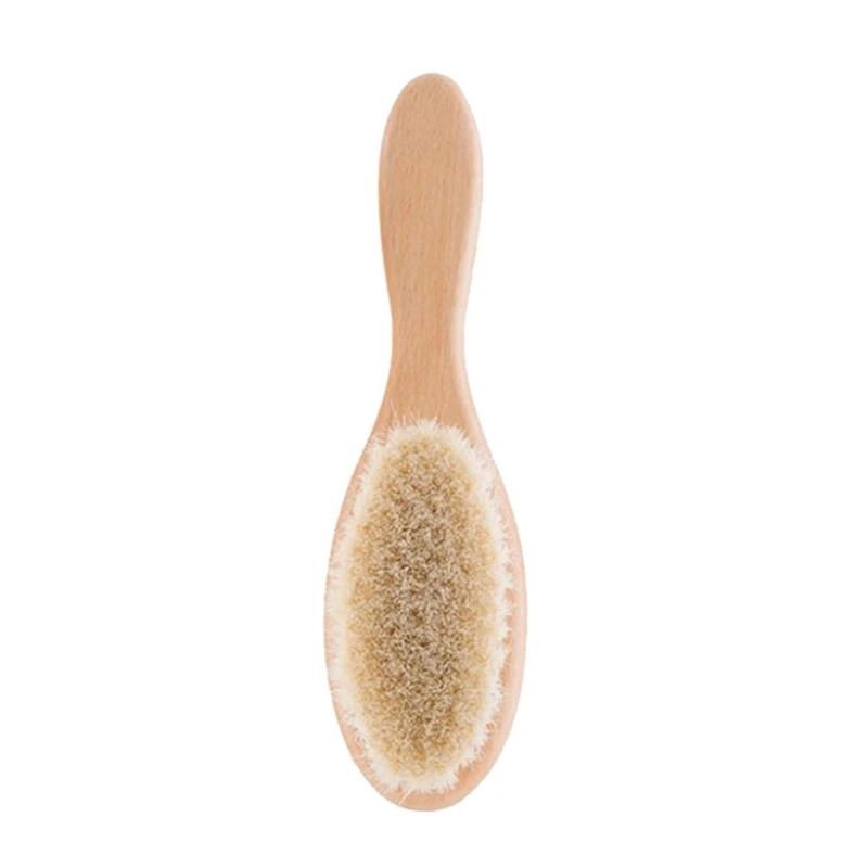 

Baby Hair Comb 3pcs/set Beech Wool Hair Brush Head Comb Head Massager for Newborn Baby Girls Boys Baby Shower Gift Supplies P31B