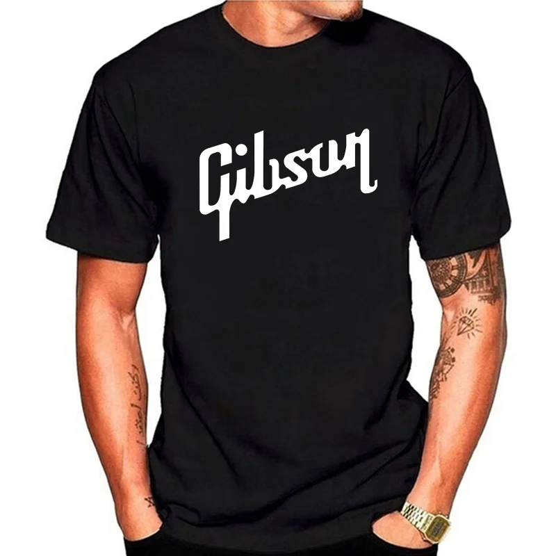 

New Men Shirts Short Sleeve Jeep Sen Gibson Ringer Guitar Music Print T Shirts Cotton Short Sleeves XXS-6XL
