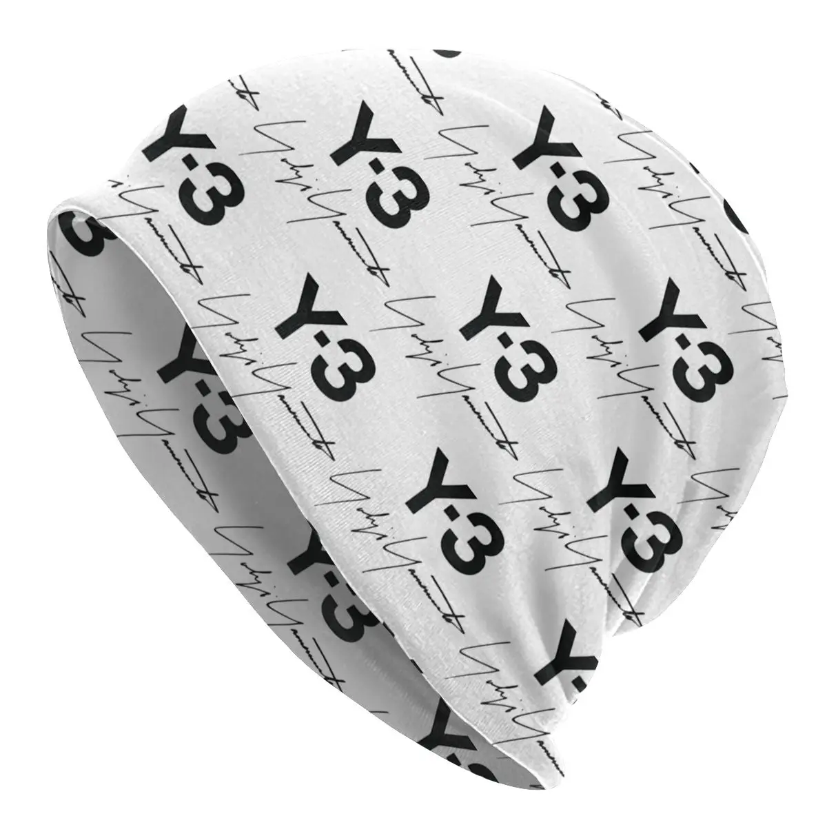 

Осенние женские теплые облегающие шапки Yohji Yamamoto, двойные использованные женские шапки