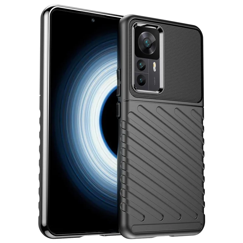 For Xiaomi 12T Pro Case Xiaomi 12T Cover 6.67 inch Shockproof Rubber Soft Silicone Bumper For Xiaomi 12 12S 12T Pro Ultra Fundas