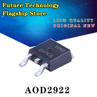 10pcslot aod2922 d2922 n channel to 252 100v 7a fet