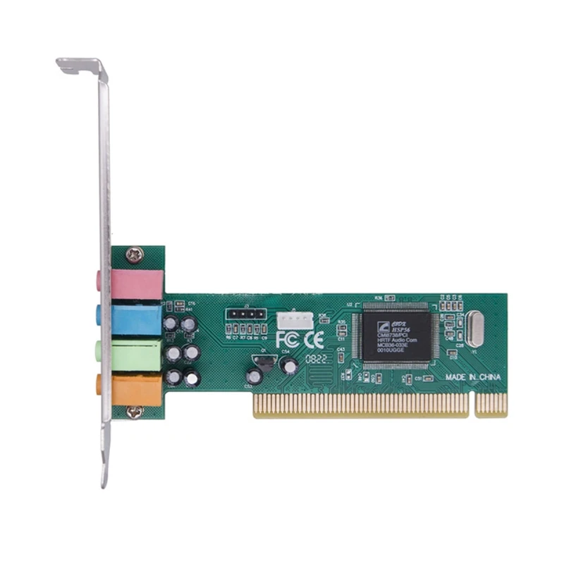 

5 каналов 4,1 Surround 3D PC PCI Звуковая карта компьютер Встроенная независимая звуковая карта для ПК Windows XP/7/8/10