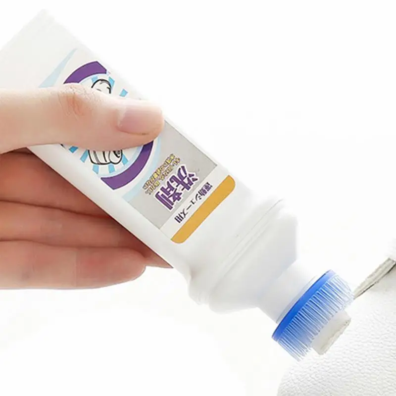 

100ml White Shoe Cleaner Whiten Polish Cleaning Tool Shoe Brush Shoe Sneakers Casual Leather Shoes Cleaning Shoe Care Supplies