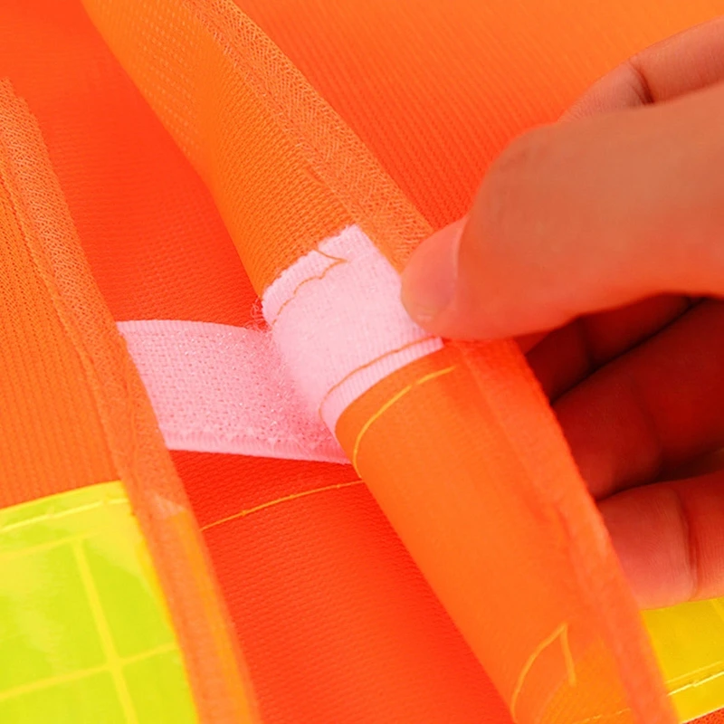 

High Visibility Reflective Safety Vest Safety Clothing Reflective Vest for Cycling Runner Volunteer Guard Construction N0HF