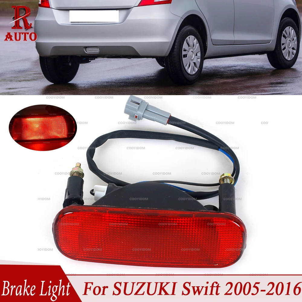 

R-AUTO 36570-77J00-00 For SUZUKI Swift 2005 2006 2007 2008 2009-2016 Raer Brake Warning Lamp Rear Bumper Fog Light Fog Lamp