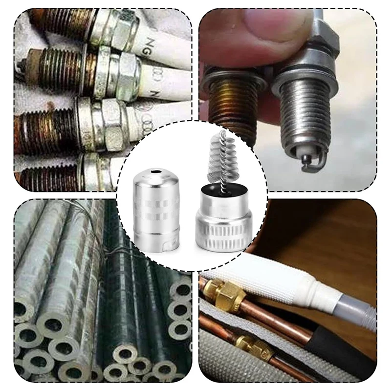 6 шт. очиститель медных труб и 1 набор щеток для чистки клемм аккумулятора удобные