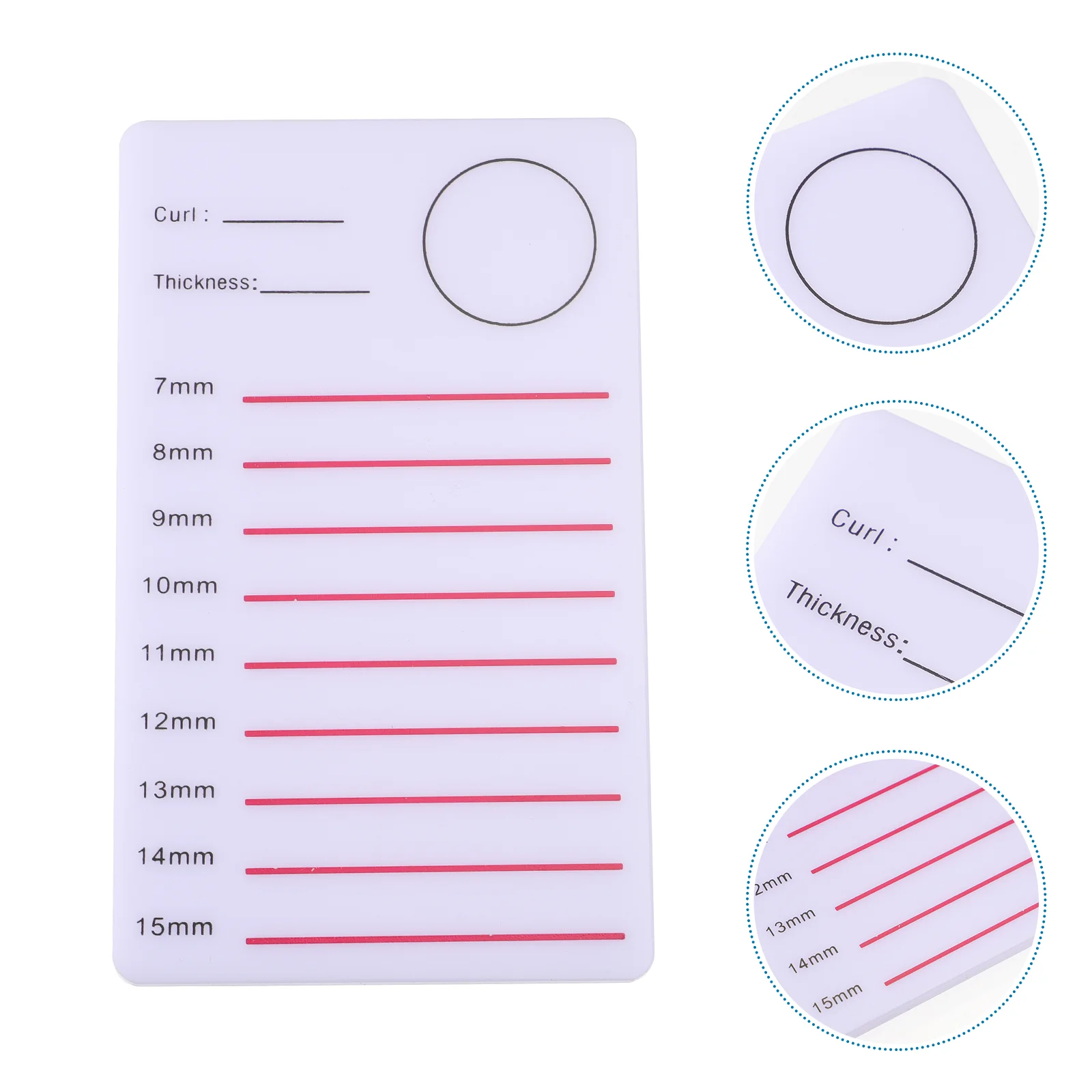 

Eyelash Lash Extension Holder Pallet Acrylic Tray Grafting Trays Board Eyelashes Tools False Gluewrist Wrap Supplies Mixed