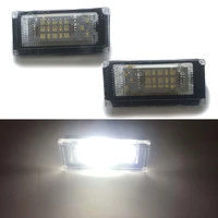 2pcs car led light license plate taillight 18 led 6500k light compatible with mini cooper s r50 r52 04 08 r53 drop shipping