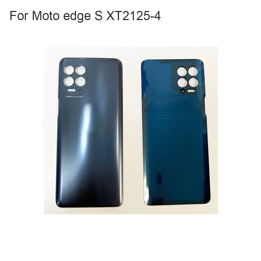 Протестированная задняя крышка батарейного отсека для Moto edge S XT2125-4 Замена задней