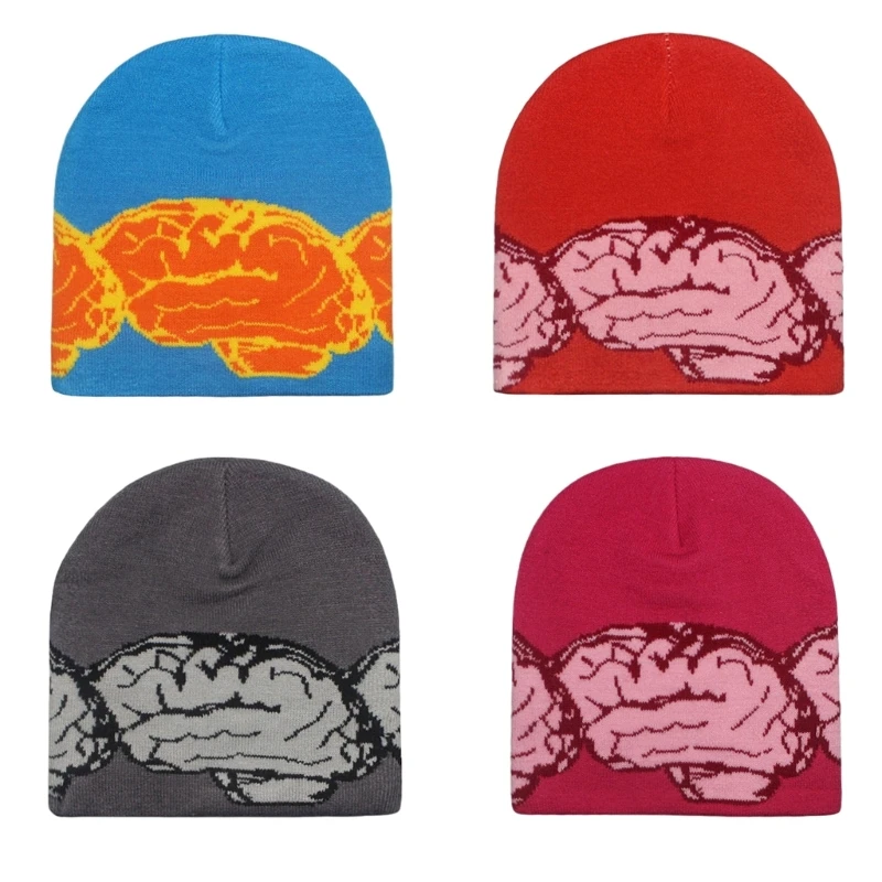 

Y2k Beanie Hat Slouchy Beanie Vintage Beanie Warm Beanie Halloween Accessories Slouchy High School Teens Drop shipping