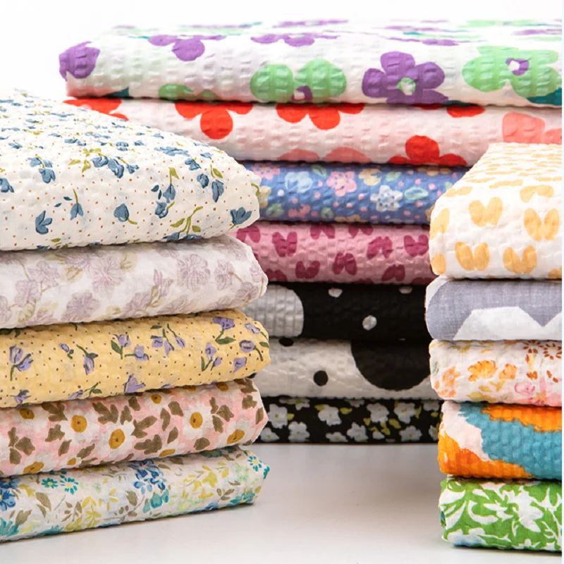 Ткань для рукоделия из чистого хлопка, с принтом в виде соли, 130 см, весна-лето, для детской одежды, 50 х130 см