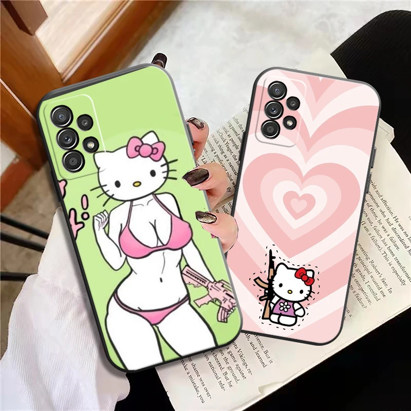 

Hello Kitty Cute Phone Cases For Samsung Galaxy A21S A31 A72 A52 A71 A51 5G A42 5G A20 A21 A22 4G A22 5G A20 A32 5G A11 Cases