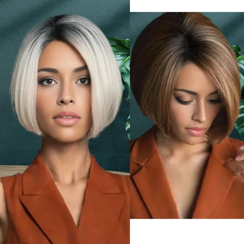 Европейские и американские звезды синтетические женские короткие волосы