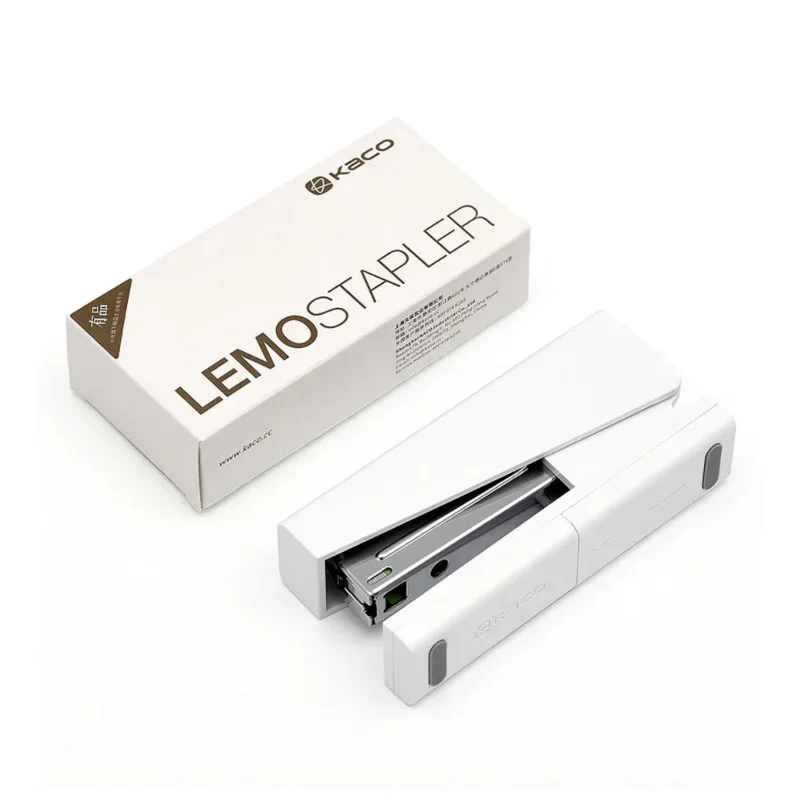 Степлер Xiaomi Kaco LEMO 246 266 с 100 скобами для бумаги, для офиса, школы, для комплектов умного дома Xiaomi (art.: 3920d80f413bb) - 3920d80f413bb