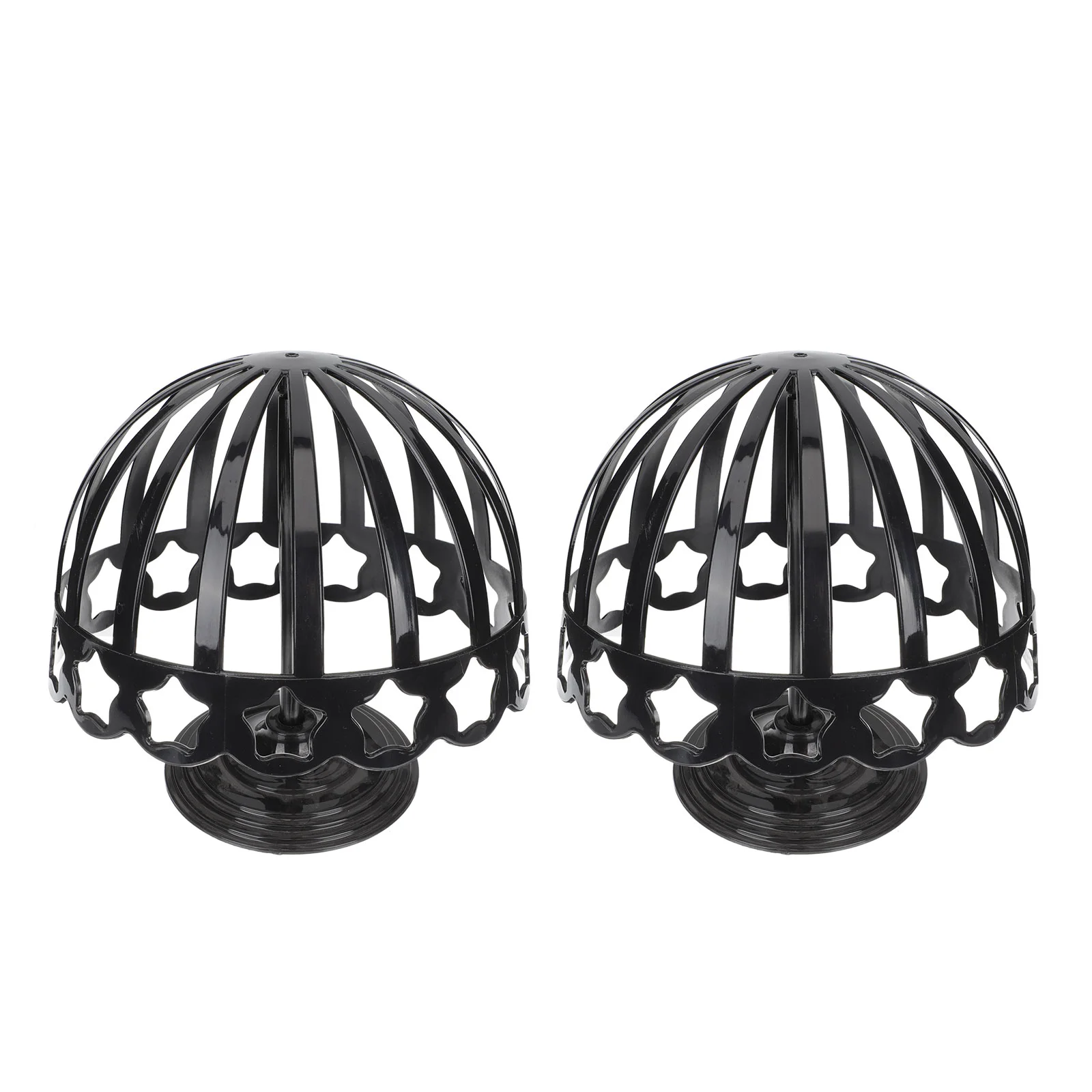 

2 Pcs Stand Decoration Folding Clothes Hanger Hat Support Holder Cap Display Show Jewelry Organizer Salon