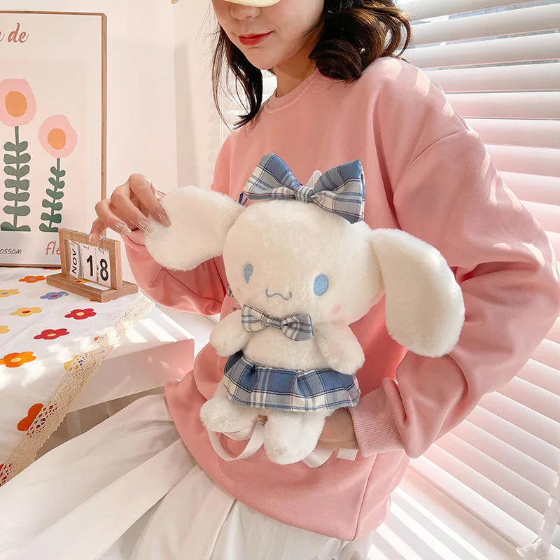 

Women Japanese cartoon plush doll shoulder bag Girl cute cute dog backpack