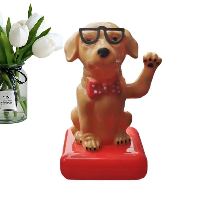 Танцовщица Bobblehead для автомобиля милая собака танцующая игрушка декор приборной