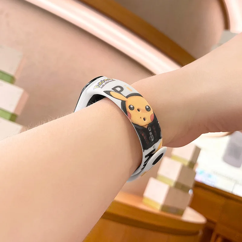 Цифровые часы с покемоном Аниме Пикачу Сквиртл Eevee Charizard силиконовые