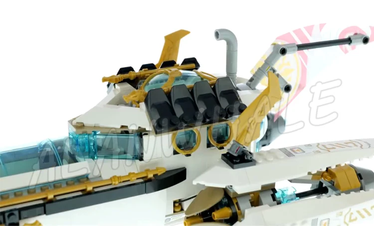 1211 шт. Shinobi Sea Bound Hydro Bounty подводный автомобиль мини-подводные лодки 60086 наборы