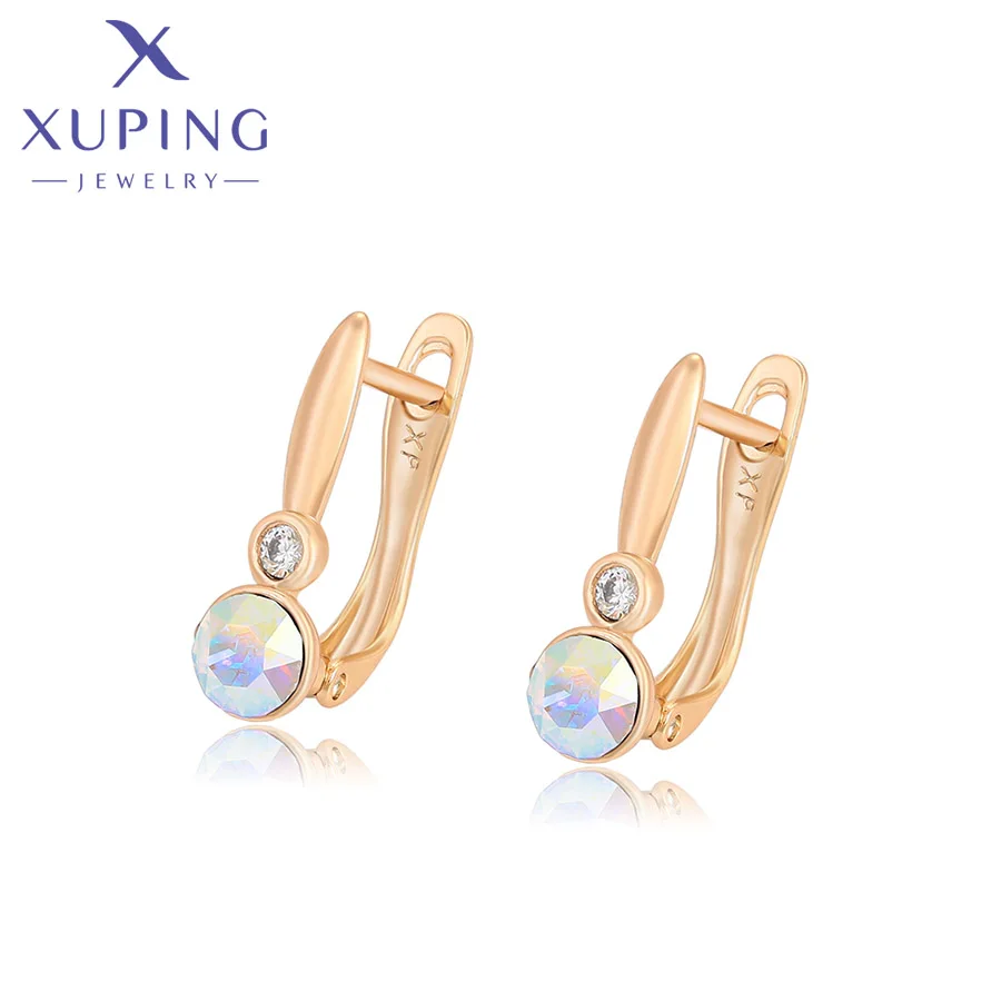 Ювелирные изделия Xuping Новое поступление модные женские серьги с кристаллами