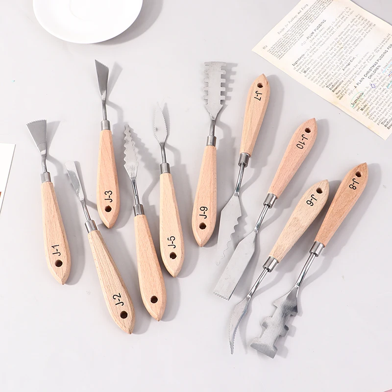 

Скребок, нож, Палетка для текстурной краски, смесь масляных красок, шпатель для художественного рисования, шпатель для рисования акварелью, ...