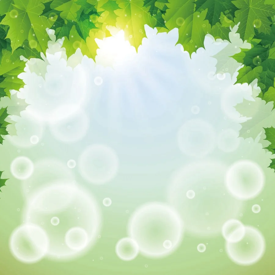 

Spring Fresh Leaves Backdrop Photography Outing Decoration Custom Light Spot Bokeh Bubble Home Party Studio Photocall Background