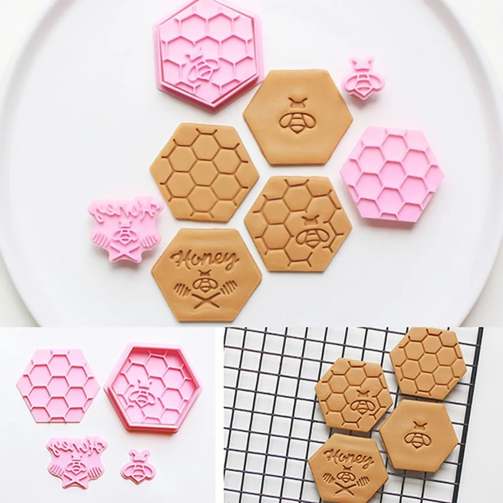 Формочки для печенья DIY Stamp Cute Bee, формы для выпечки, аксессуары для выпечки, пищевые формы для домашней выпечки печенья (art.: 3920dc73d362a) - 3920dc73d362a